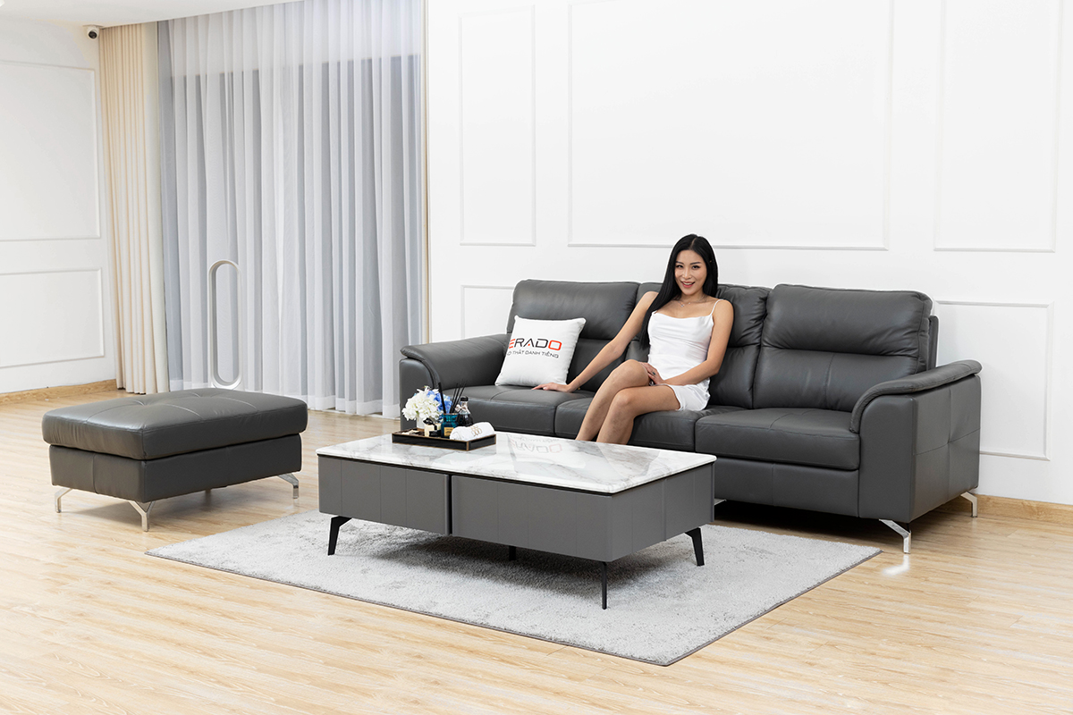 Sofa da Pandora 9412C - Cải tiến mới, bền hơn